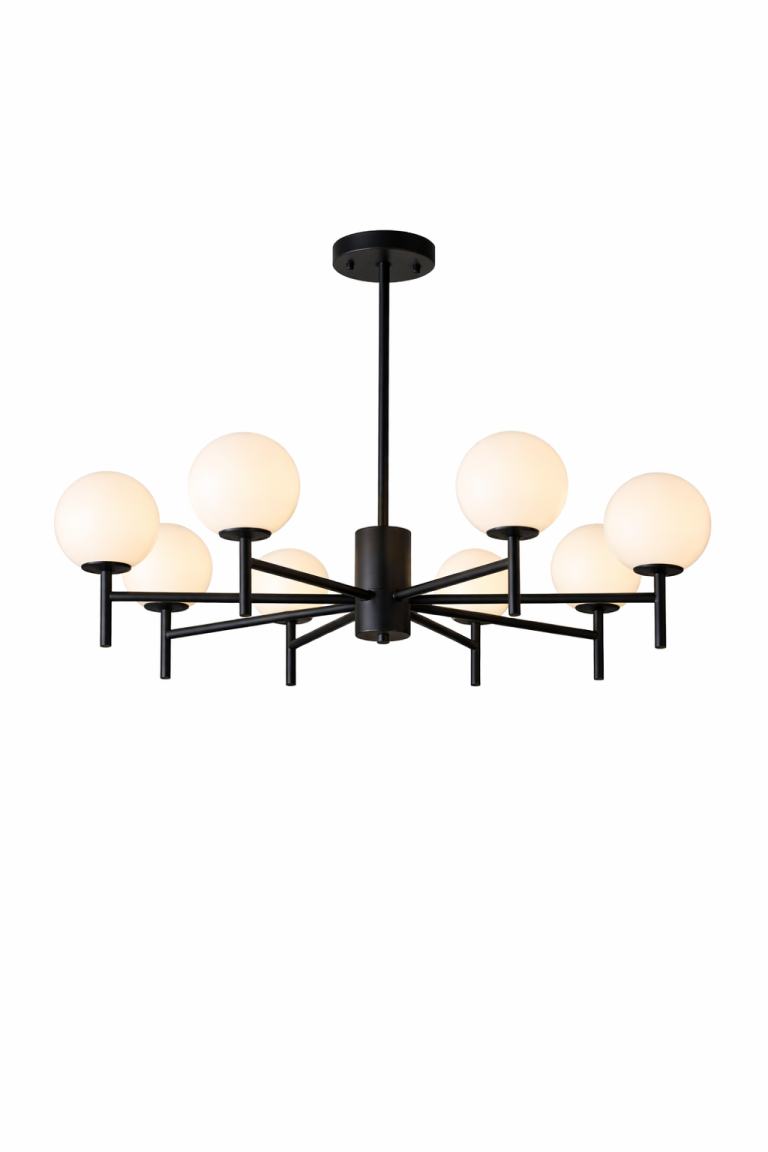 نجف مودرن كرات زجاج سقف