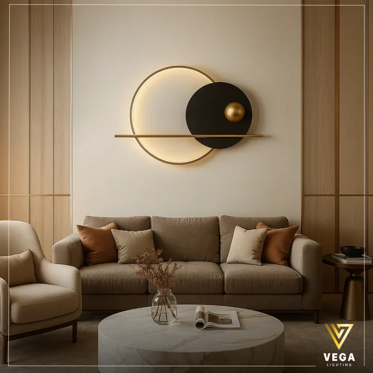 أبليك حائطي مودرن أوربت لايت بإضاءة LED