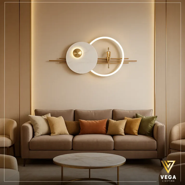 أبليك أوريان بتصميم رخامي وحلقة LED فاخرة