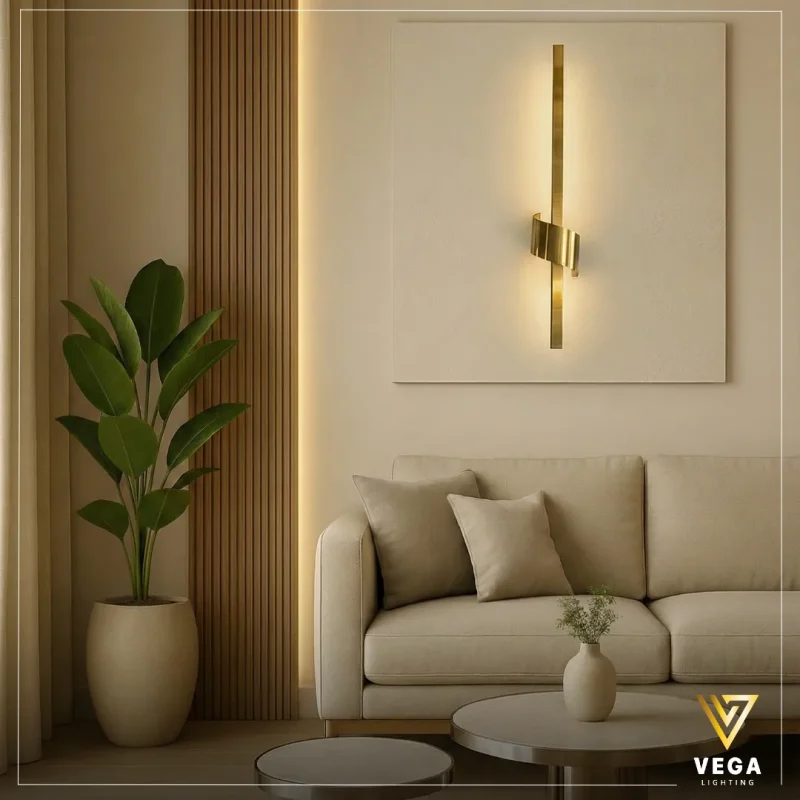 أبليك WRAP ملفوف أوكسيدية بإضاءة LED دافئة.