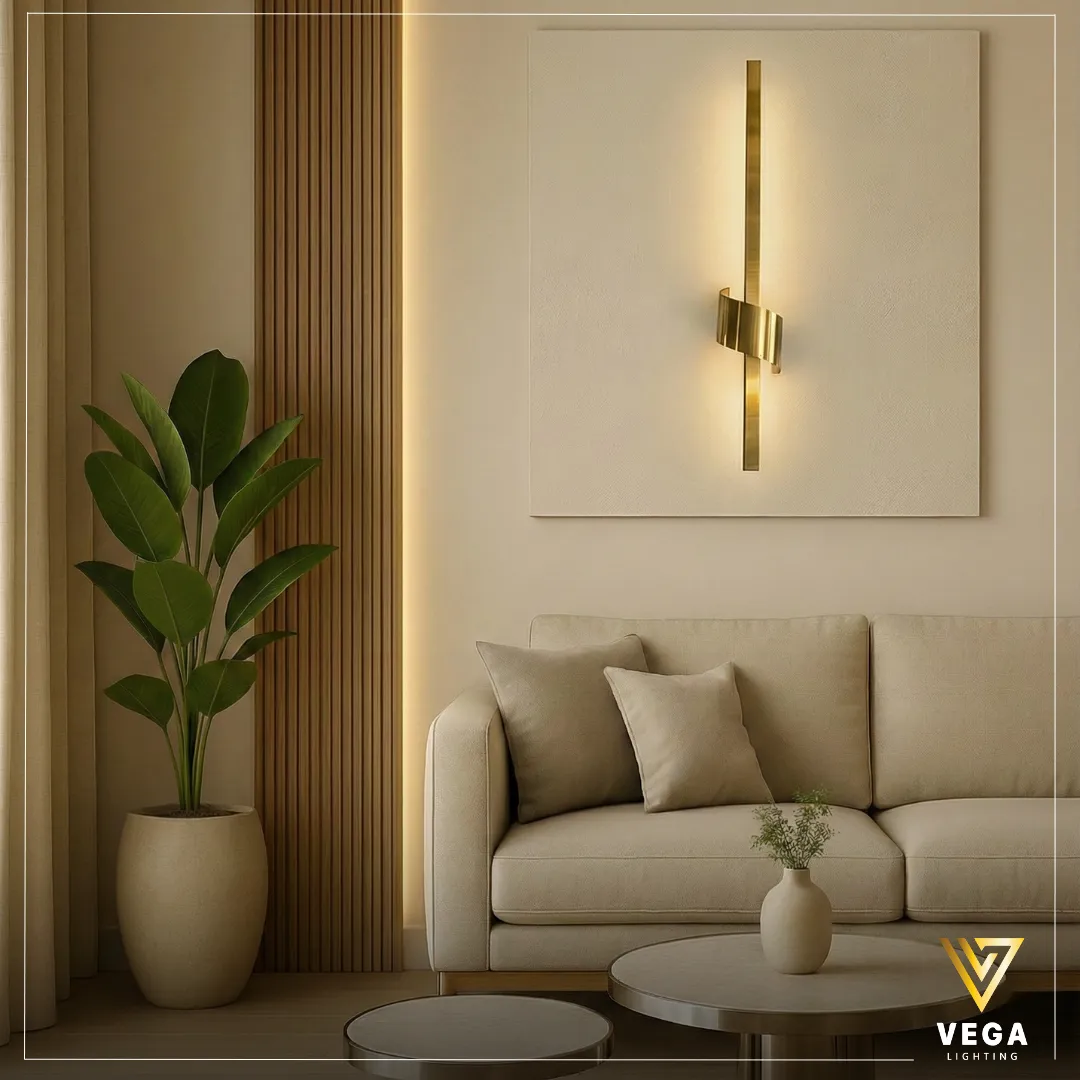 أبليك WRAP أوكسيدية بتصميم ملفوف مودرن أبليك WRAP ملفوف أوكسيدية بإضاءة LED دافئة.