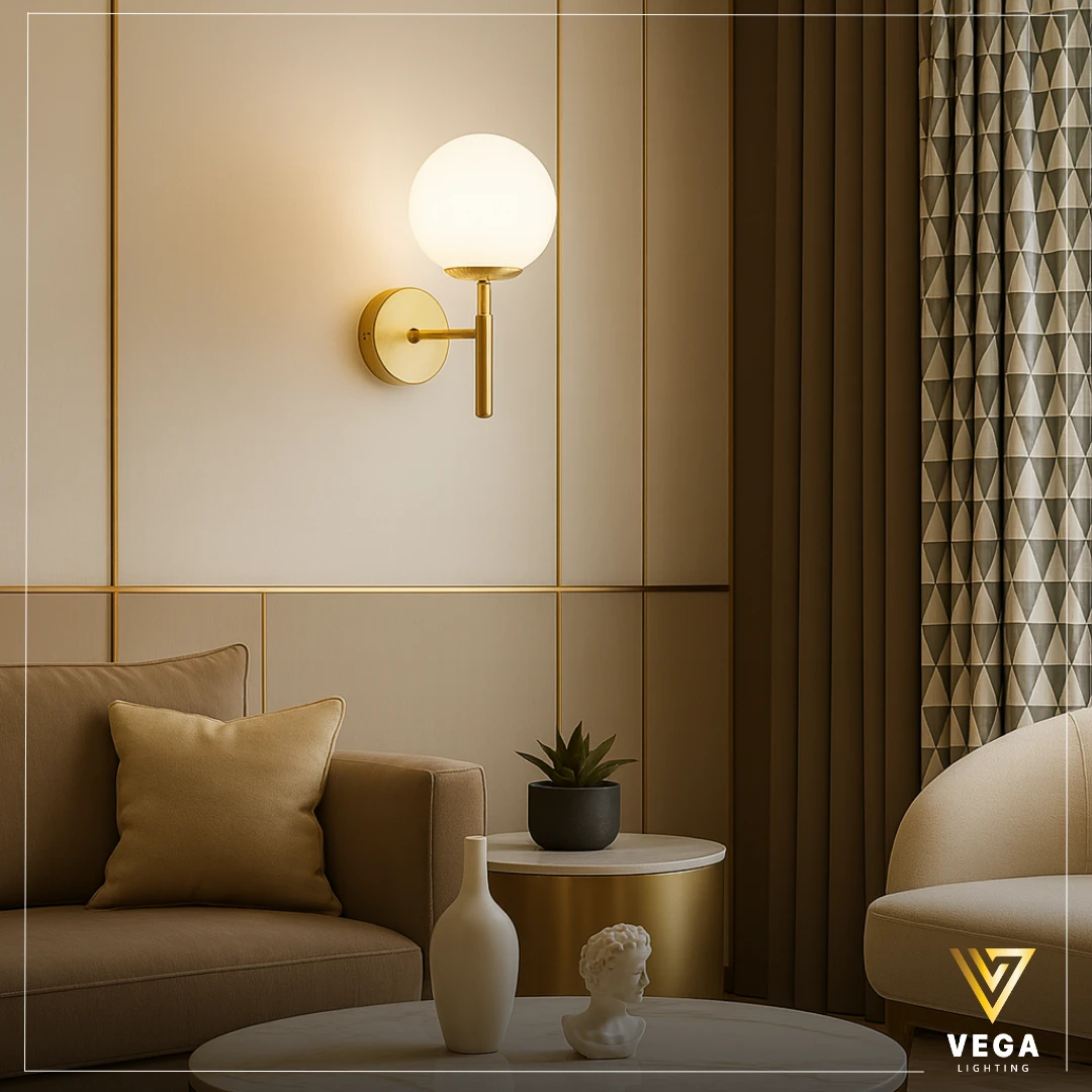 أبليك NOX نوكس – إضاءة حائط كروية شامبين مودرن أبليك كروي شامبين NOX نوكس بتصميم مودرن من ستانلس ستيل