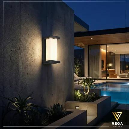 أبليك نـورمـا أوت دور إضاءة حائط خارجية 20 وات 3000 كلفن