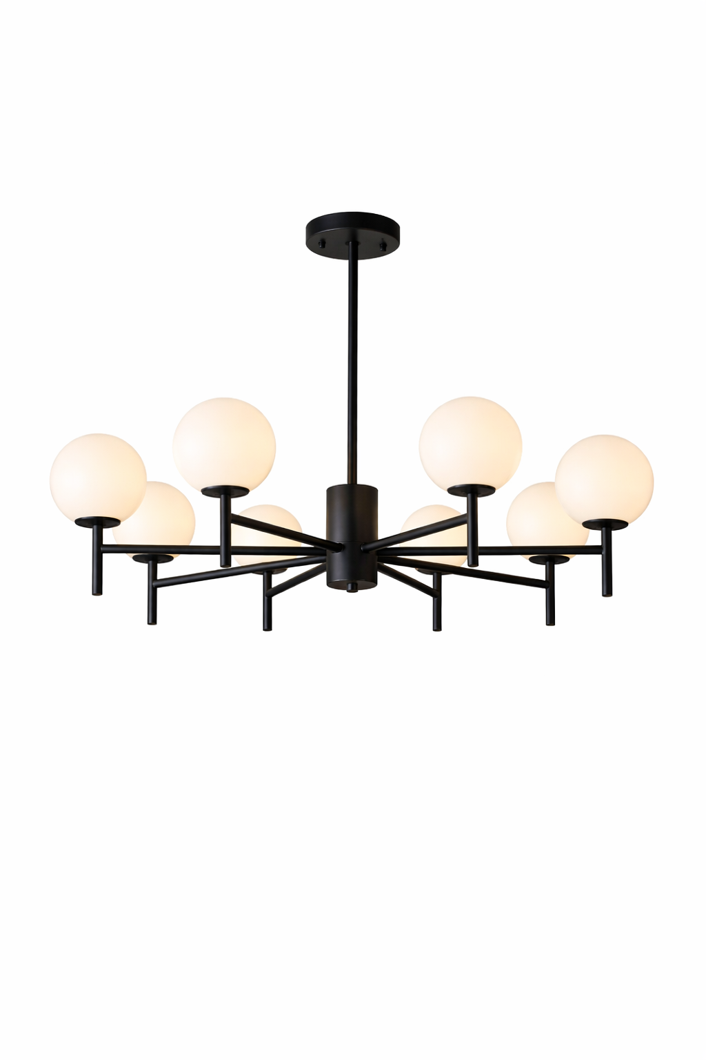 نجف مودرن كرات زجاج سقف