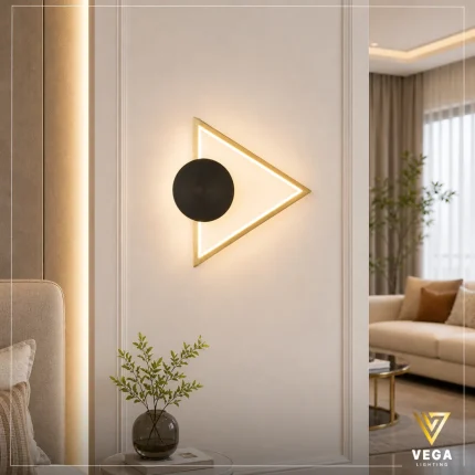 أبليك مثلثي مودرن تريفا TRIVA بإضاءة LED