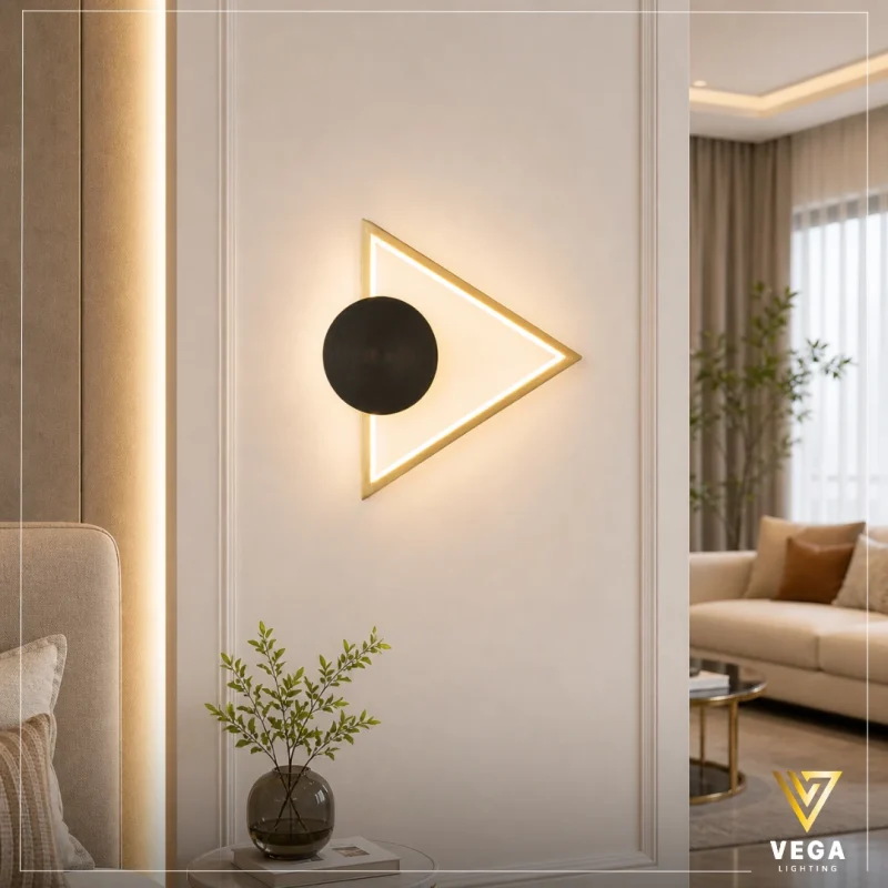 أبليك مثلثي مودرن تريفا TRIVA بإضاءة LED