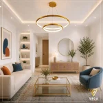 نجفة حلقات متداخلة فيرا VERA بتصميم دائري مودرن